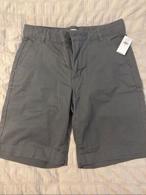 Old Navy Boys Gray Chino Shorts